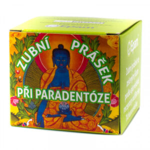 Zubní prášek ze zeleného jílu EPAM od B. Tichanovského Při paradontóze Zubní prášek EPAM Při paradontóze pro šetrnou péči o dásně, odstranění plaku a ochranu zubů. Balení 30 g.