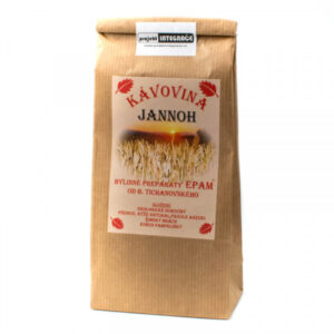 Kávovina Jannoh bez kofeinu Epam Balení produktu Kávovina Jannoh bez kofeinu Epam, bylinná směs pro normální funkci trávení a močových cest.