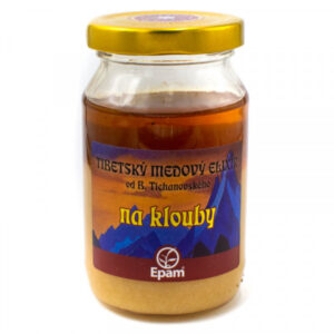 Na klouby – medový elixír Epam Balení produktu Na klouby – medový elixír Epam, udržuje normální stav kloubů, svalů a kostí.