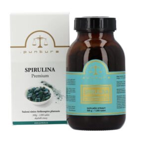 Spirulina Premium Spirulina Premium, sladkovodní řasa bohatá na bílkoviny a aminokyseliny.