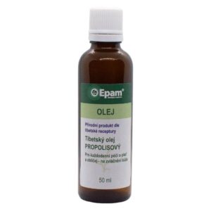 Olej Epam – propolisový Balení produktu Olej Epam – propolisový, 50 ml, pro každodenní péči o pleť a obličej.