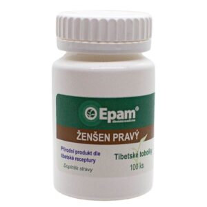 Ženšen pravý – tobolky Epam Tobolky Epam Ženšen pravý pro podporu imunity, paměti a krevního oběhu. Balení 100 ks.