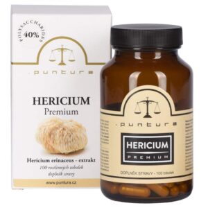 Hericium Premium Hericium Premium, extrakt z korálovce ježatého pro podporu nervové soustavy a trávení.